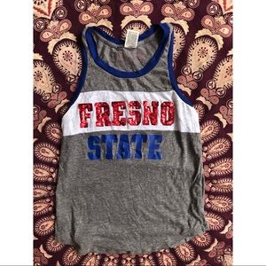 PINK Victoria's Secret Tops - PINK Fresno State Bulldogs Tank PINK Victoria's Secret Tops - PINK Fresno State Bulldogs Tank